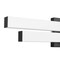 Z-Lite Zane Vanity, 2-Light, 25 In.W x 2.5 In.L x 5 In.H, Matte Black/Frosted 1008-25W-MB-LED - alternate 3
